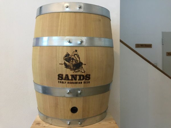 Bierfass, Holzkeg 50 Liter  mit VA Blase Keg aus Holz